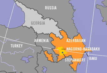 Nagorno-Karabakh Map